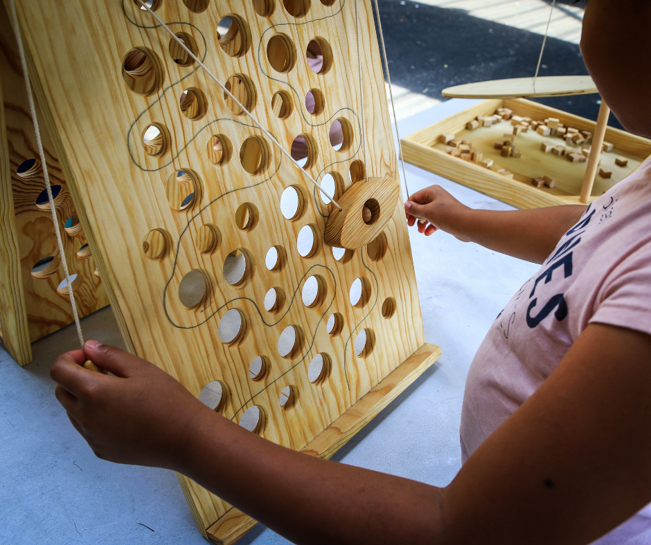 jeu géant en bois