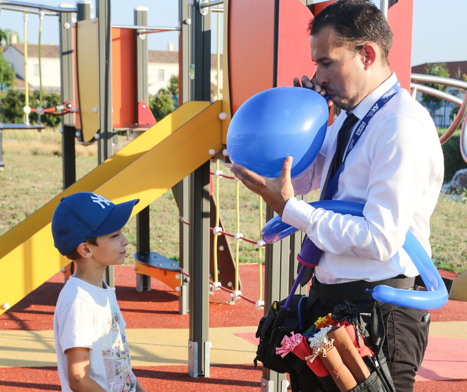 animations enfants sculpture sur ballon