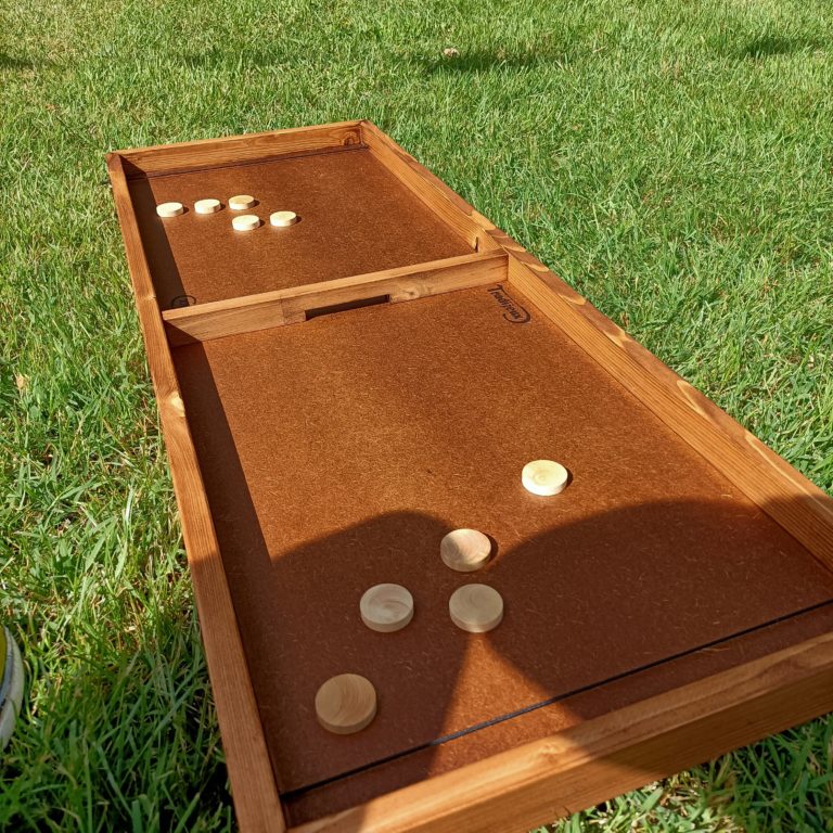 Crokinole jeu canadien en bois Made in FRANCE. Jouet en bois tous âges